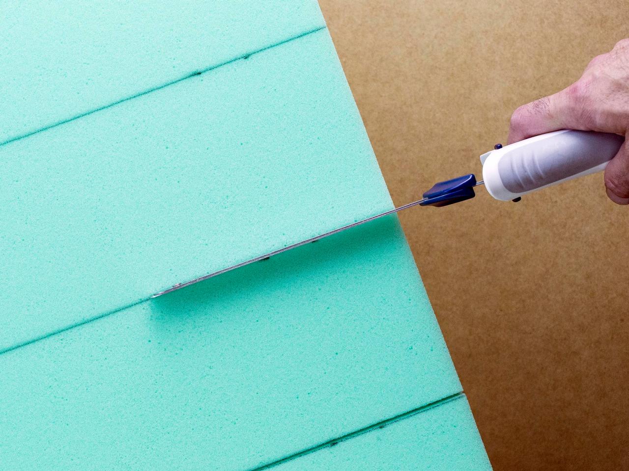 DIY a Channel Tufted Ottoman HGTV